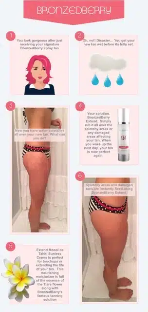 fix a streaky tan