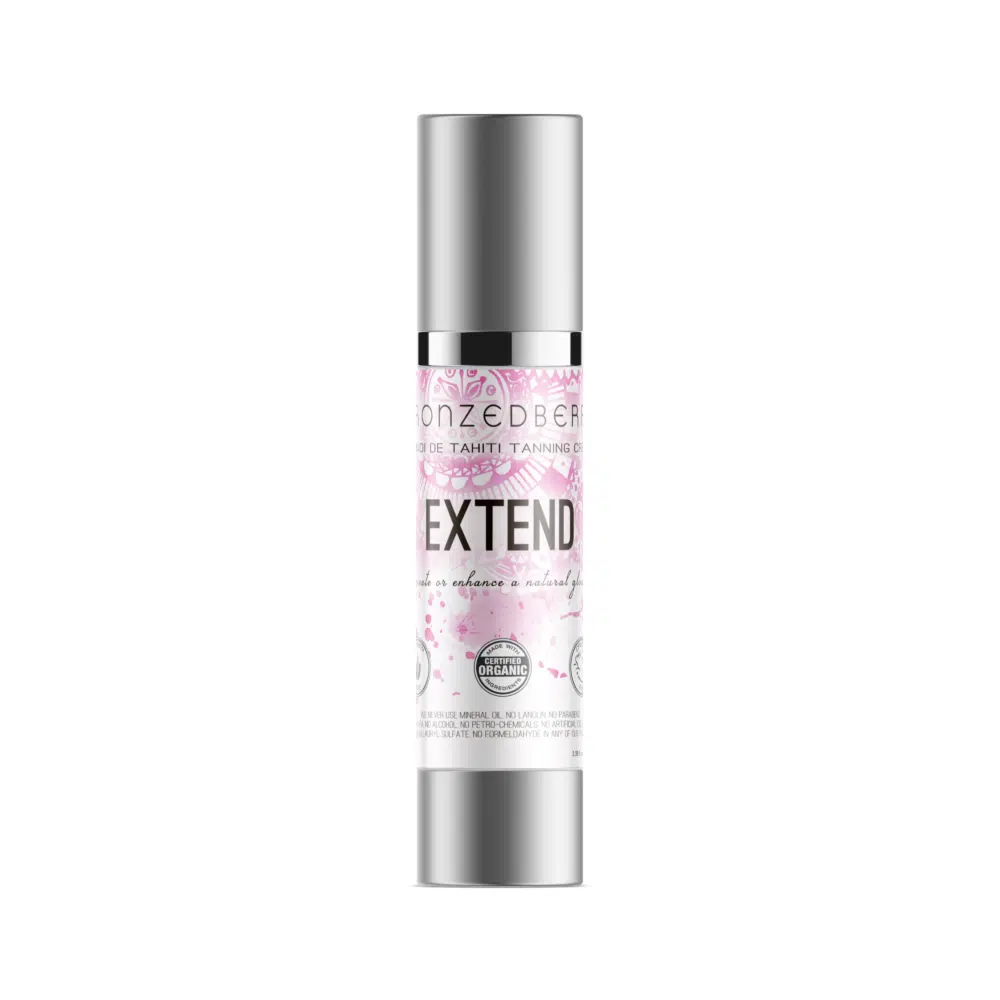 extend natural self tanning lotion by bronzedberry