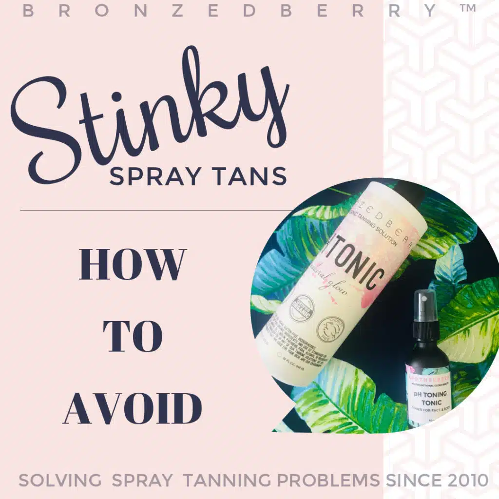 spray tan smell