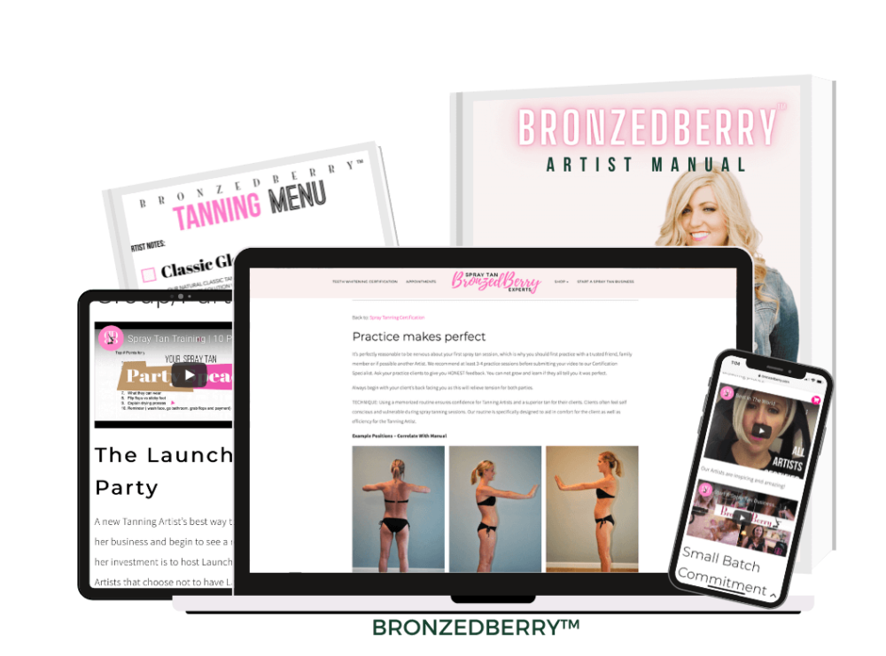best spray tanning certification course