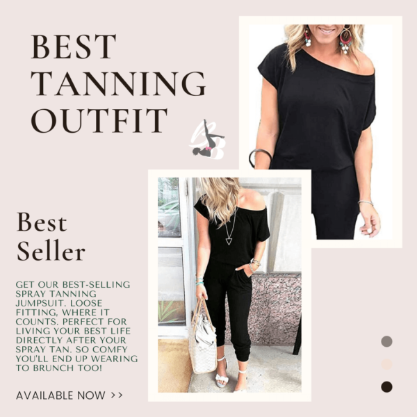 best spray tan outfit jumpsuit