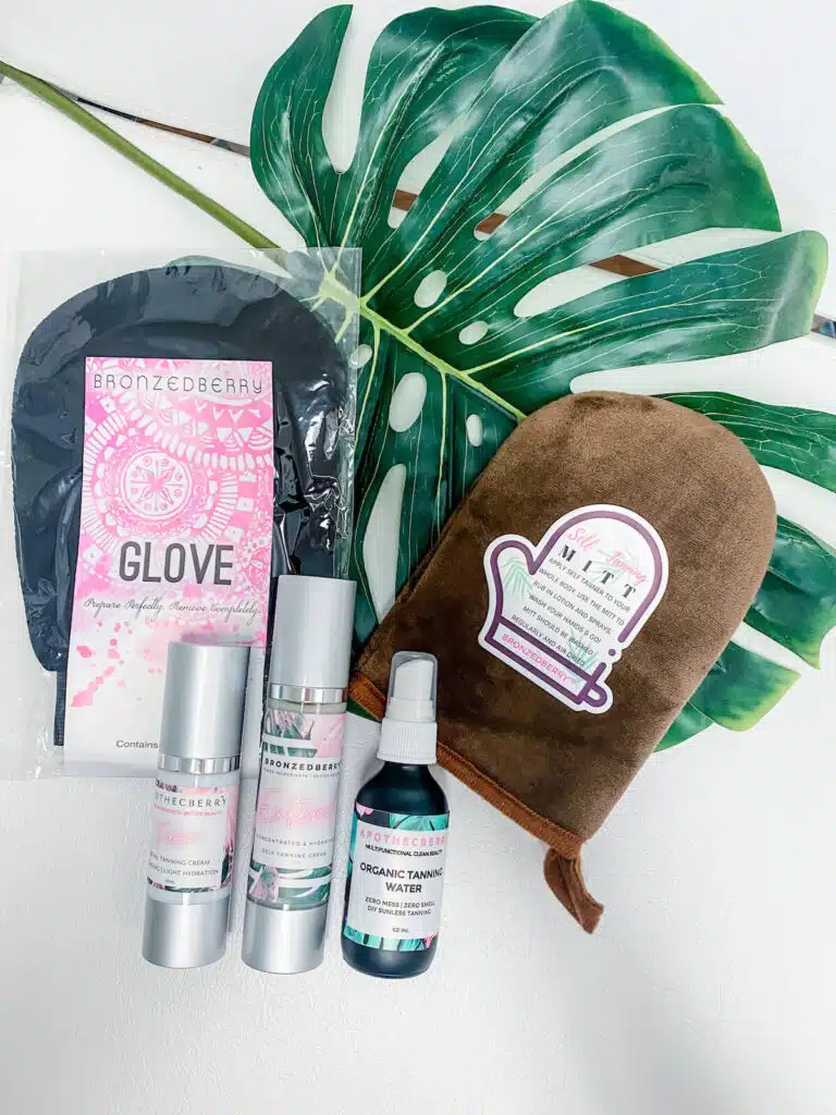 glow and go sunless tanning kit