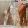 at home spray tanning before and after results