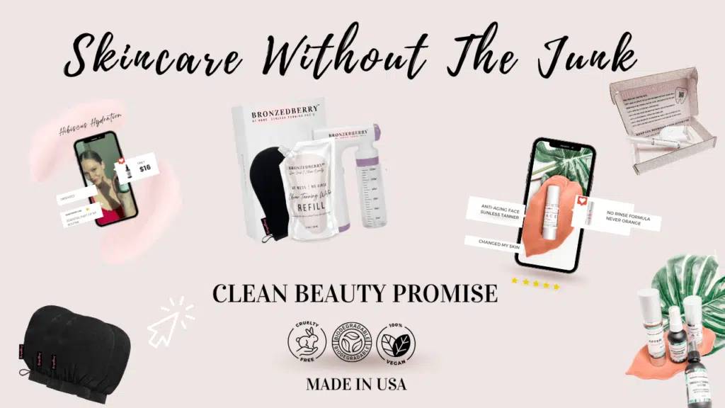 natural sunless tanning products made with clean beauty promise