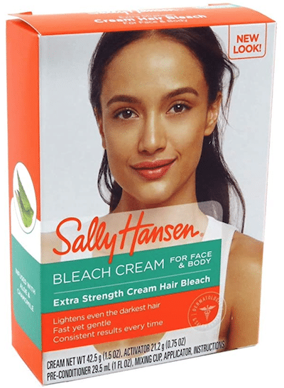 remove orange from hands with sally hansen skin bleach kit